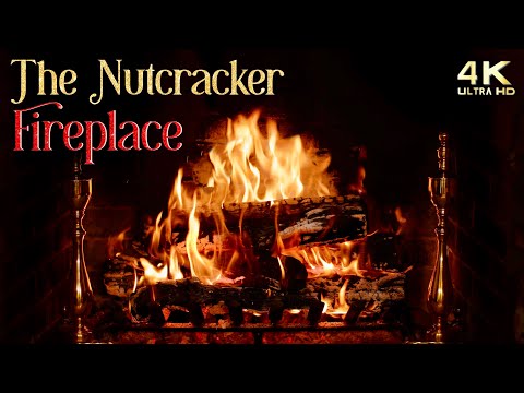 🎄✨ The Nutcracker Christmas Music Fireplace 🔥 No Ads