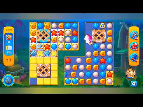 фишдом 2023  #  11037 уровень - прохождение без бустеров # Fishdom,   11037  level - no Boosters.