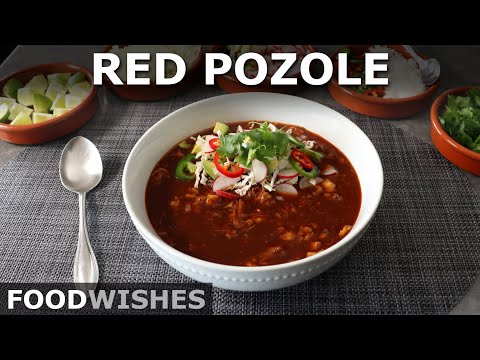 Red Pozole - Meaty Mexican Bone Broth & Hominy Soup/Stew - Food Wishes