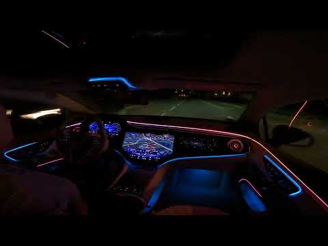 ASMR Highway (No Talking, No Music, No Ads) Mercedes EQS