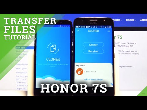 How to Transfer Files from HONOR 7S to Android phone using Clone it App – Move Storage