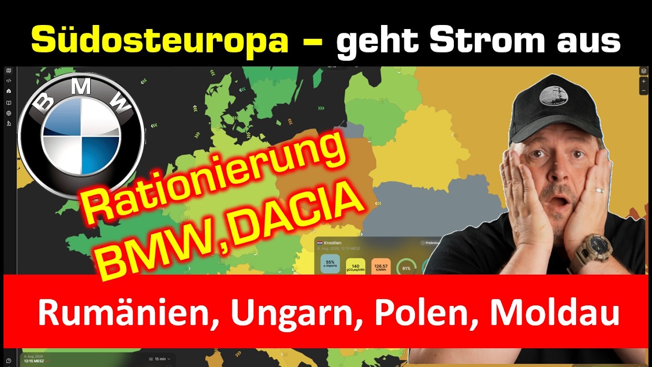 Südosteuropa geht der Strom aus! - Rationierung Dacia, BMW, Ford..
