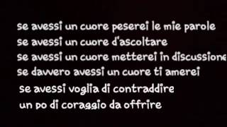 Se avessi un cuore  Annalisa    testo con canzone