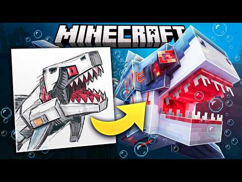 I'll turn your drawings into Minecraft mobs.