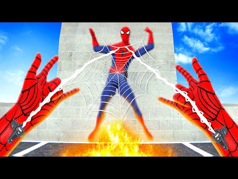 NEW Spiderman Powers vs My Friend - Bonelab VR Mods
