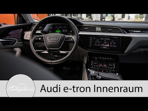 Erster Blick in den Innenraum des Audi e-tron - mit Verbesserungsvorschlägen [4K] - Autophorie