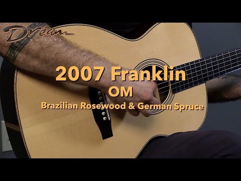 2007 Franklin OM Brazilian Rosewood/German Spruce image 23