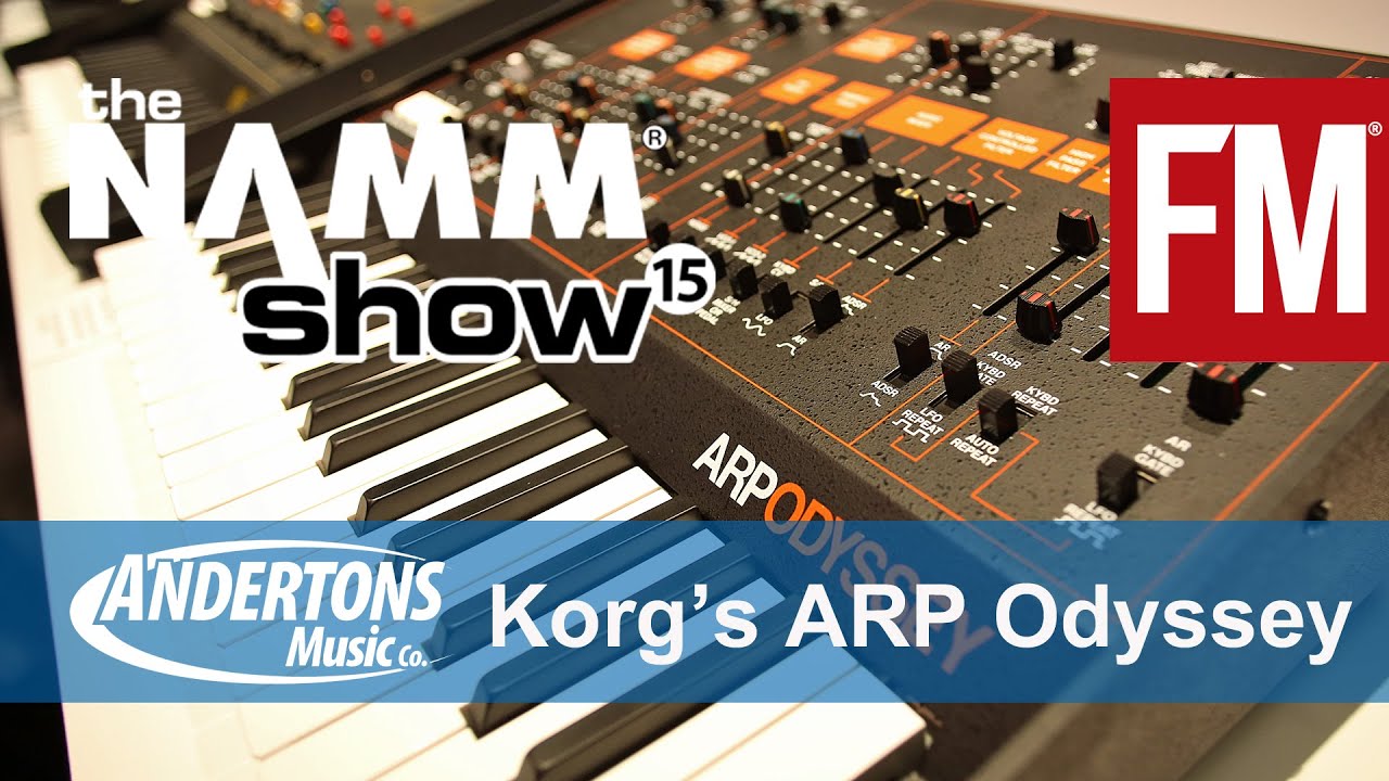 NAMM 2015 - Korg's ARP Odyssey - YouTube