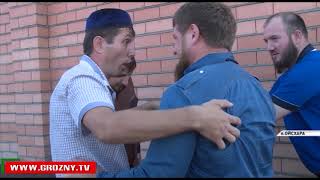 Рамзан Кадыров посетил Ойсхара с инспекцией