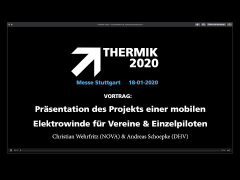 THERMIK 2020 – Christian Wehrfritz – Mobile Elektrowinde f. Vereine u. Einzelpiloten