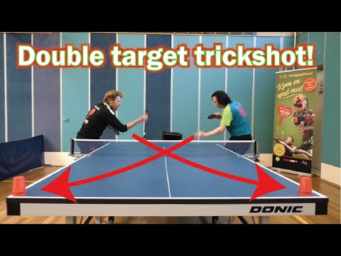 Double target trickshot! Mark Smith & Kento Nomura! The moment has to be perfect!