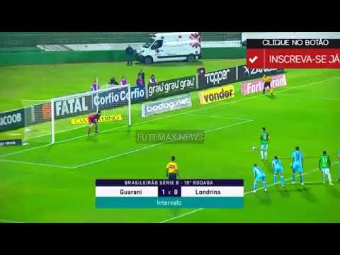 GOL DE ARTHUR REZENDE! Guarani 1 x 0 Londrina - Brasileirão Serie B 28/08/2019