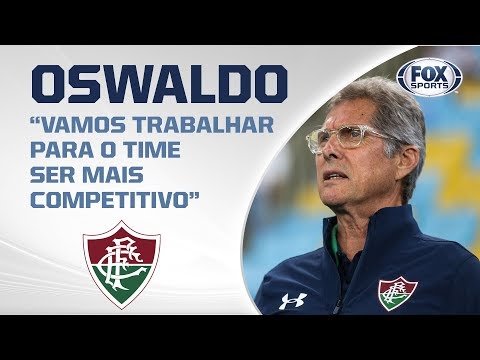 OSWALDO DE OLIVEIRA FALA APÓS DERROTA EM CASA DO FLUMINENSE PARA O AVAÍ POR 1 A 0