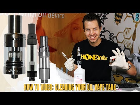 Part of a video titled How to Clean Vape Tank. Tips on cleaning your oil vape cartridge and ...