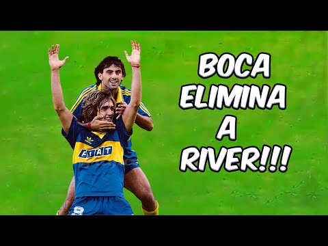 Batistuta and Latorre destroy River and leave him eliminated! (Liberatoress 1991)