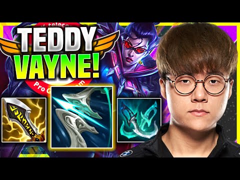 TEDDY PLACEMENTS FOR NEW SEASON 11 *GAME 6* - T1 Teddy Plays Vayne ADC vs Samira! | Season 11