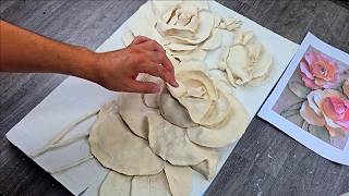 Download lagu How to make a very beautiful rose bas-relief? mp3