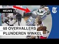 Kolossale roversbende richt ravage aan