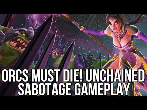 Orcs Must Die! Unchained (Free Tower Defense Game): Sabotage Mode Gameplay