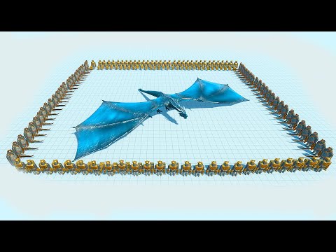 GIANT FANTASY FACTION vs 100x MUTANT GORILLAS - Animal Revolt Battle Simulator ARBS #67