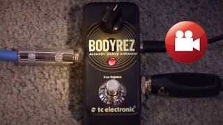 Video thumbnail for SNAMM '15 - TC Electronic BodyRez Acoustic Pickup Enhancer Demo by Premier Guitar