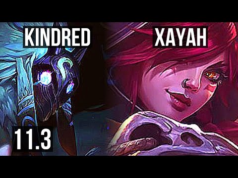 KINDRED & Rell vs XAYAH & Seraphine (ADC) | 1.4M mastery, 400+ games, 5/1/1 | KR Master | v11.3