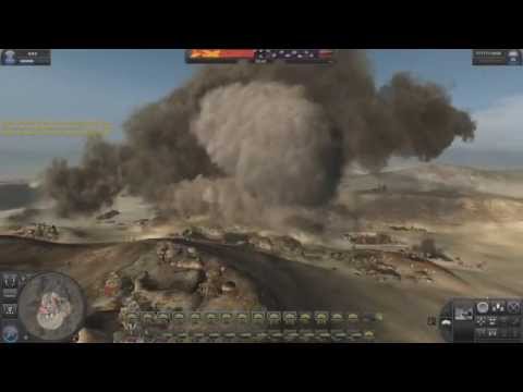 world in conflict Firing Heavy Artillery and a Fuel Air Bomb (1080p)