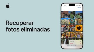 Cómo recuperar fotos eliminadas en el iPhone o iPad | Soporte técnico de Apple