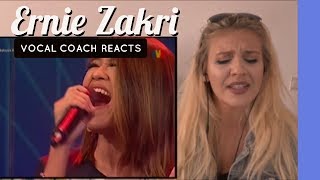 VOCAL COACH |ERNIE ZAKRI | REACTION
