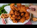 JUICY ON THE INSIDE AND CRISPY ON THE OUTSIDE KFC FRIED CHICKEN