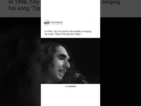 Tiny Tim passed away doing what he loved most, performing 🥺 #singer #musician #history #liveshow