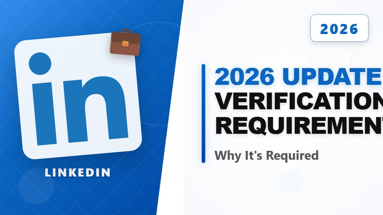 Why LinkedIn account asking for verification in 2026