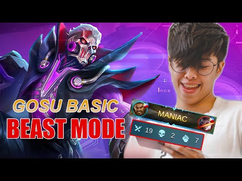 Gosu Basic unleashed BEAST MODE using Cyborg Werewolf Roger! Crazy Hyper Carry Game