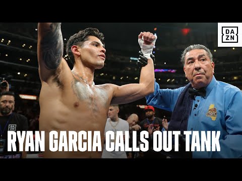 Ryan Garcia llama a pelear al Tank Davis