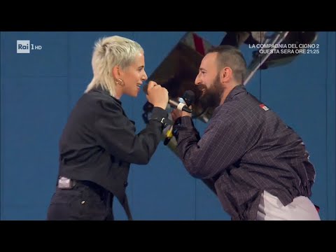 Coma_Cose cantano  'Fiamme negli occhi'  - Domenica In 18/04/2021