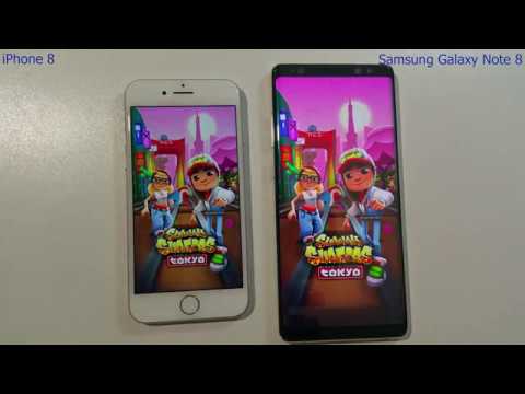 iPhone 8 vs Samsung Galaxy Note 8 - SPEED TEST + multitasking - Which is faster!?