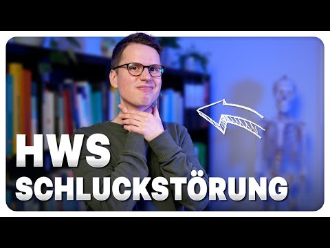 Halswirbelsäule (HWS) löst SCHLUCKSTÖRUNG aus - Ursache und was man tun kann