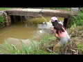 Best Video Hook Fishing. Amazed The Girl Who Fished Under The Bridge
