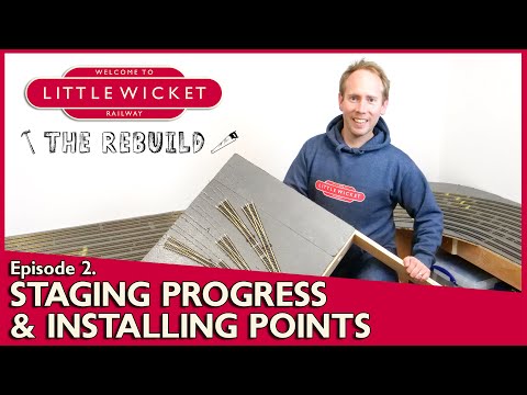 NEW Layout Build - Ep2. Installing Points & More Staging 🔧🔨