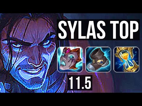 SYLAS vs GRAGAS (TOP) | 3/0/3, Rank 8 Sylas, Rank 24 | KR Challenger | v11.5