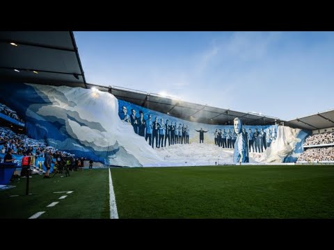 Malmö FF Bosse Larsson tifo vs Kalmar FF
