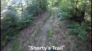 Shorty's Trail from the north end.