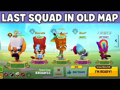 Last High Level Squad in Old Map #2 | Zooba