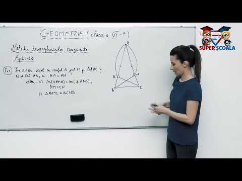 Clasa a VI-a - Metoda triunghiurilor congruente