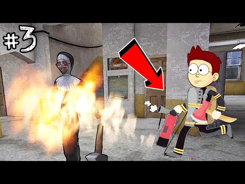 Exploding Rod's Mom Evil Nun | Evil Nun Horror Game #4 | Shiva and Kanzo Gameplay