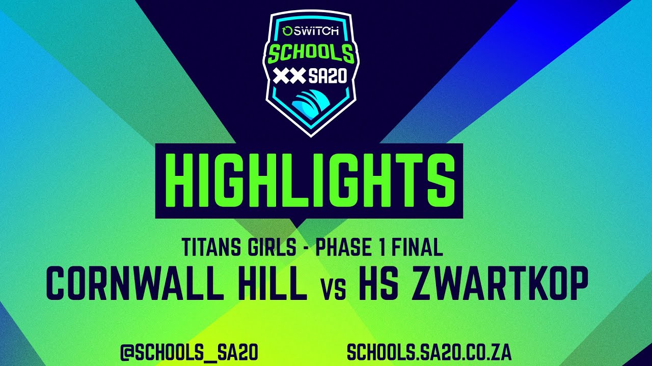 Highlights | Cornwall Hill vs High School Zwartkop -Titans Girls Phase 1 Final