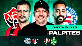 PALPITES DE FUTEBOL PARA 16 10 2025 (QUINTA-FEIRA) | Boleiros Tips
