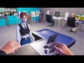 AKU SEWA KASIR CANTIK DI WARNET INDOMARETKU Internet Cafe Supermarket Simulator 2024 GAMEPLAY 2