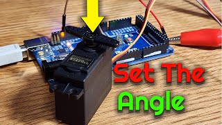 How to Adjust and Set Your Servo Motor Angle with Arduino - A demo for beginners