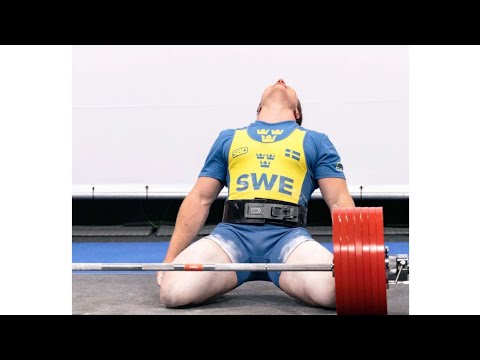 Emil norling (SWE)-1 St place 912.5kg total @105kg/IPF worlds2022